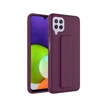 Zore Galaxy M22 Qstand Kapak Kılıf