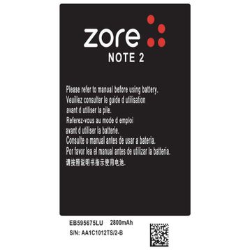 Zore Galaxy Note 2 A Kalite Uyumlu Batarya