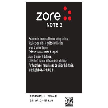 Zore Galaxy Note 2 A Kalite Uyumlu Batarya