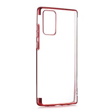 Zore Galaxy Note 20 Dört Köşeli Lazer Silikon Kılıf