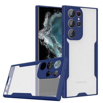 Zore Galaxy S23 Ultra Parfe Kenarları Pastel Renk Silikon Cep Telefonu Kılıfı