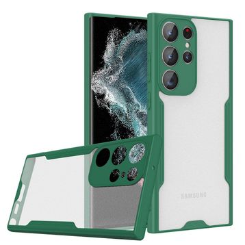 Zore Galaxy S23 Ultra Parfe Kenarları Pastel Renk Silikon Cep Telefonu Kılıfı