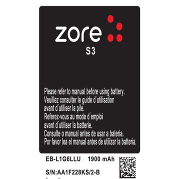 Zore Galaxy S3 A Kalite Uyumlu Batarya