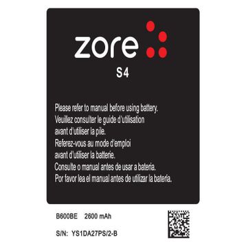 Zore Galaxy S4 2600 mAh A Kalite Uyumlu Batarya