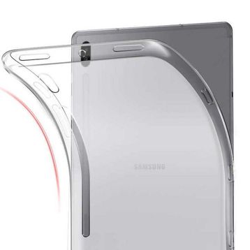 Zore Galaxy Tab S7 Plus T970 Süper Silikon Kapak Tablet Kılıfı