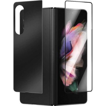 Zore Galaxy Z Fold 4 3D Side Glass Siyah Ekran Koruyucu