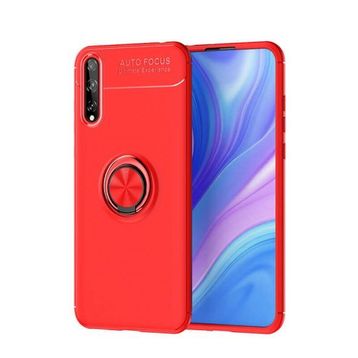 Zore Huawei P Smart S (Y8P) Manyetik Yüzüklü Ravel Silikon Kılıf
