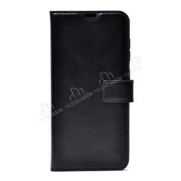 Zore Kar Deluxe Reeder S19 Max Pro Cüzdanlı Yan Kapaklı Siyah Deri Kılıf