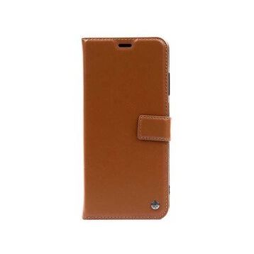 Zore Kar Deluxe Samsung Galaxy A33 5G Kapaklı Cüzdanlı Kahverengi Deri Kılıf