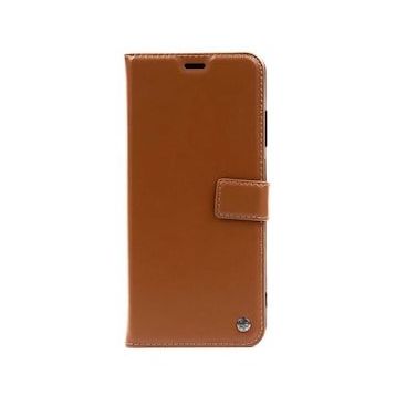 Zore Kar Deluxe Samsung Galaxy A33 5G Kapaklı Cüzdanlı Kahverengi Deri Kılıf