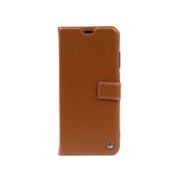 Zore Kar Deluxe Samsung Galaxy A33 5G Kapaklı Cüzdanlı Kahverengi Deri Kılıf