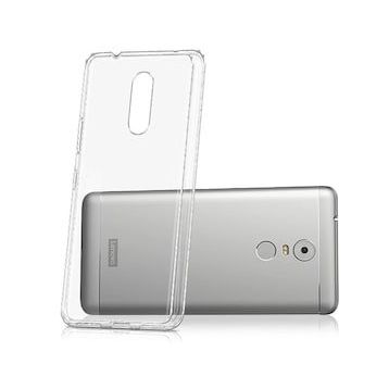 Zore Lenovo K6 Note Süper Silikon Kapak Şeffaf Kılıf
