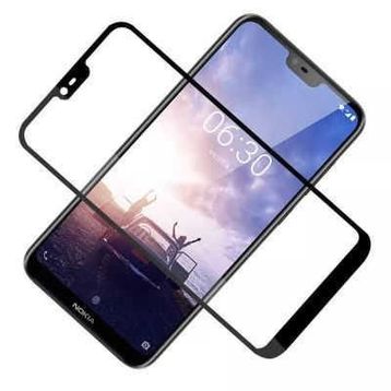 Zore Nokia X6 Zore Kenarları Kırılmaya Dayanıklı Cam Ekran Koruyucu