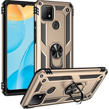 Zore Oppo A15S Vega Kapak Gold Kılıf
