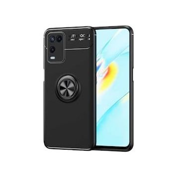 Zore Oppo A54 4G Manyetik Yüzüklü Ravel Silikon Kılıf