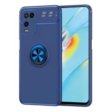 Zore Oppo A54 4G Manyetik Yüzüklü Ravel Silikon Kılıf