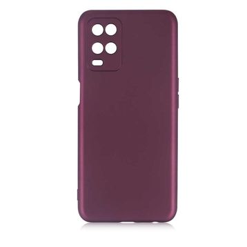 Zore Oppo A54 4G Premier Silikon Kapak Mürdüm Cep Telefonu Kılıfı