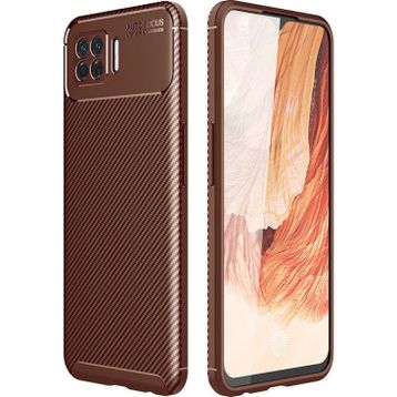 Zore Oppo A73 Karbon Tasarım Negro Silikon Kılıf