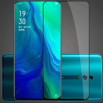 Zore Oppo Reno 10X Zoom Kenarları Kırılmaya Dayanıklı Cam Ekran Koruyucu