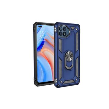 Zore Oppo Reno 4 Lite Vega Kapak Mavi Kılıf