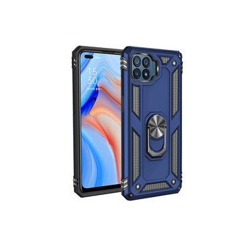 Zore Oppo Reno 4 Lite Vega Kapak Mavi Kılıf