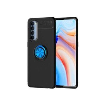Zore Oppo Reno 4 Pro 4G Manyetik Yüzüklü Ravel Silikon Kılıf