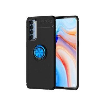 Zore Oppo Reno 4 Pro 4G Manyetik Yüzüklü Ravel Silikon Kılıf
