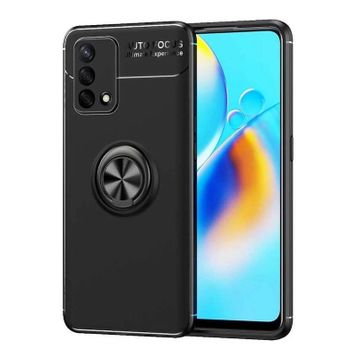 Zore Oppo Reno A74 4G Manyetik Yüzüklü Ravel Silikon Kılıf