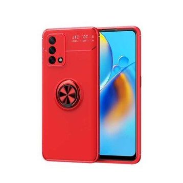 Zore Oppo Reno A74 4G Manyetik Yüzüklü Ravel Silikon Kılıf