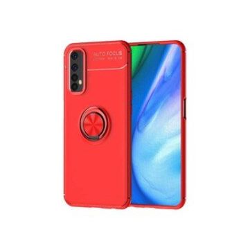 Zore Realme 7 Manyetik Yüzüklü Ravel Silikon Kılıf