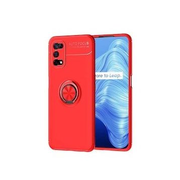 Zore Realme 7 Pro Manyetik Yüzüklü Ravel Silikon Kılıf