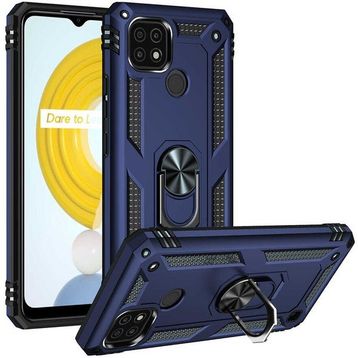 Zore Realme C21 Vega Kapak Mavi Kılıf