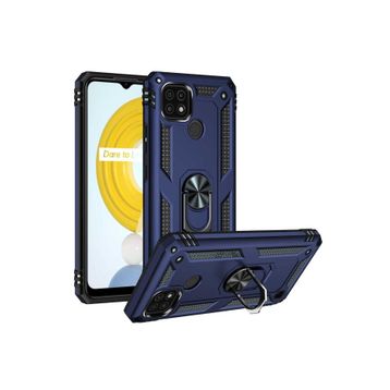 Zore Realme C21 Vega Kapak Mavi Kılıf