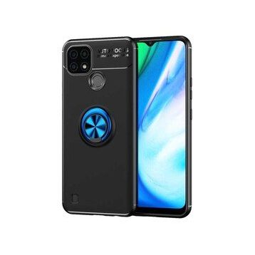 Zore Realme C25 Manyetik Yüzüklü Ravel Silikon Kılıf