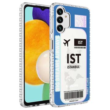Zore Samsung Galaxy A04s Airbag Kenarlı Renkli Desenli Silikon Elegans Kapak Kılıf