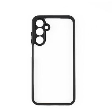 Zore Samsung Galaxy A15 Uyumlu Kamera Korumalı Şeffaf Arka Yüzey New Roll Kapak Cep Telefonu Kılıfı