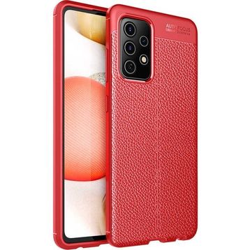 Zore Samsung Galaxy A7 2018 Deri Dokulu Niss Silikon Kapak SMGA72018 Kılıf