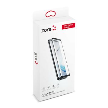 Zore Samsung Galaxy S22 Ultra Nano Tam Kaplayan Polymer Siyah Ekran Koruyucu