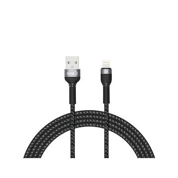 Zore Shira Serisi 2 mt Siyah Lightning USB Kablo