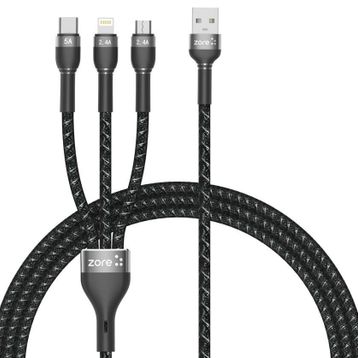 Zore Shira Serisi 3 mt Lightning USB Kablo