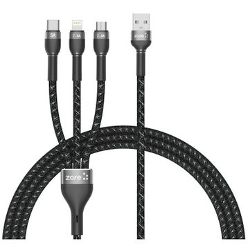 Zore Shira Serisi 3 mt Lightning USB Kablo