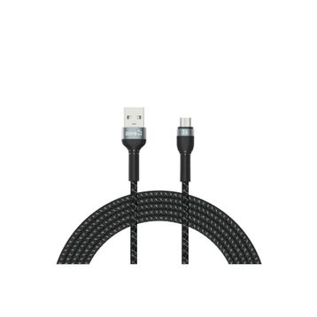 Zore Shira Serisi 3 mt Siyah Micro USB Kablo