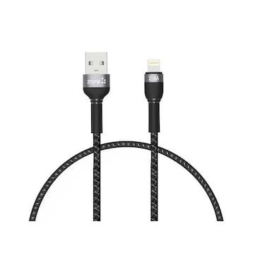 Zore Shira Serisi 30 cm Lightning Siyah USB Kablo