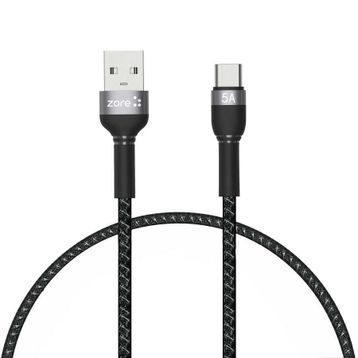 Zore Shira Serisi 30 cm Type-C Siyah USB Kablo