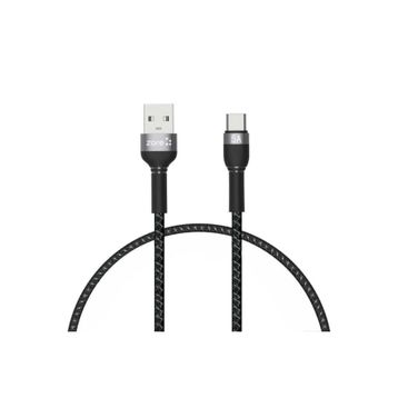 Zore Shira Serisi 30 cm Type-C Siyah USB Kablo