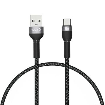 Zore Shira Serisi 30 cm Type-C Siyah USB Kablo