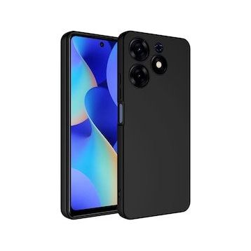 Zore Tecno Spark 10 Pro Mara Lansman Kapak Siyah Cep Telefonu Kılıfı