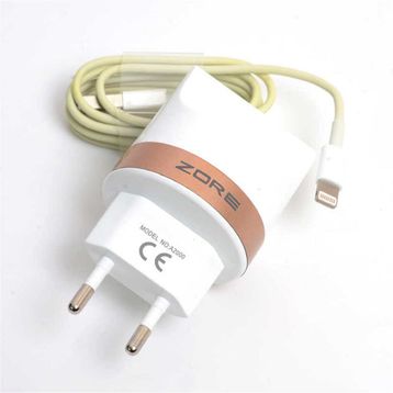 Zore Tiger 2000 mAh 2 in 1 Lightning Ev Şarj Seti