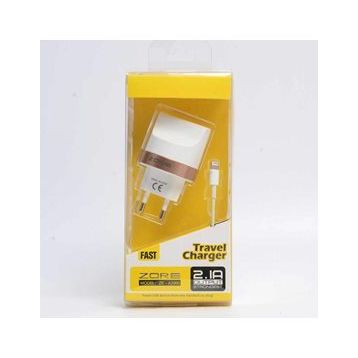 Zore Tiger 2000 mAh 2 in 1 Lightning Ev Şarj Seti