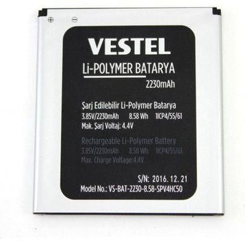 Zore Vestel Venüs E2 Plus A Kalite Uyumlu Batarya